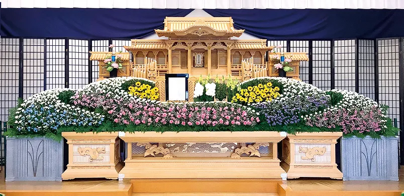 きぬがさホールでの家族葬の会場イメージ